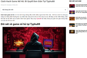 Typhu88 – Thuật ngữ Game Nổ Hũ và Cách Quay Mini Poker Nổ Hũ